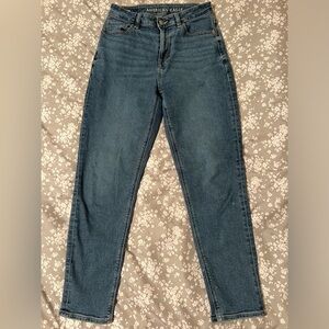 American Eagle Outfitters Dark Blue High Rise Jeans